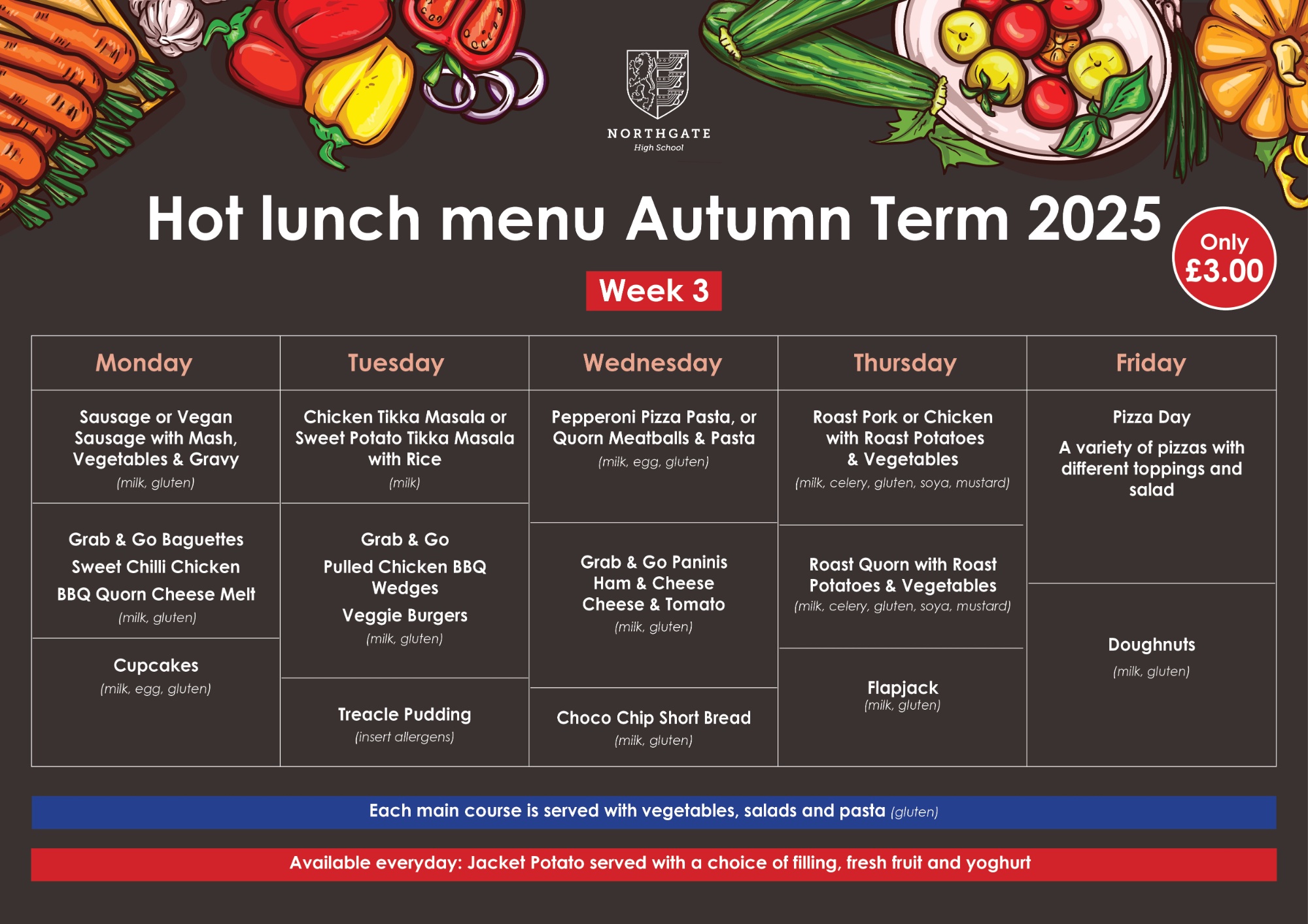 Week 3 Menu