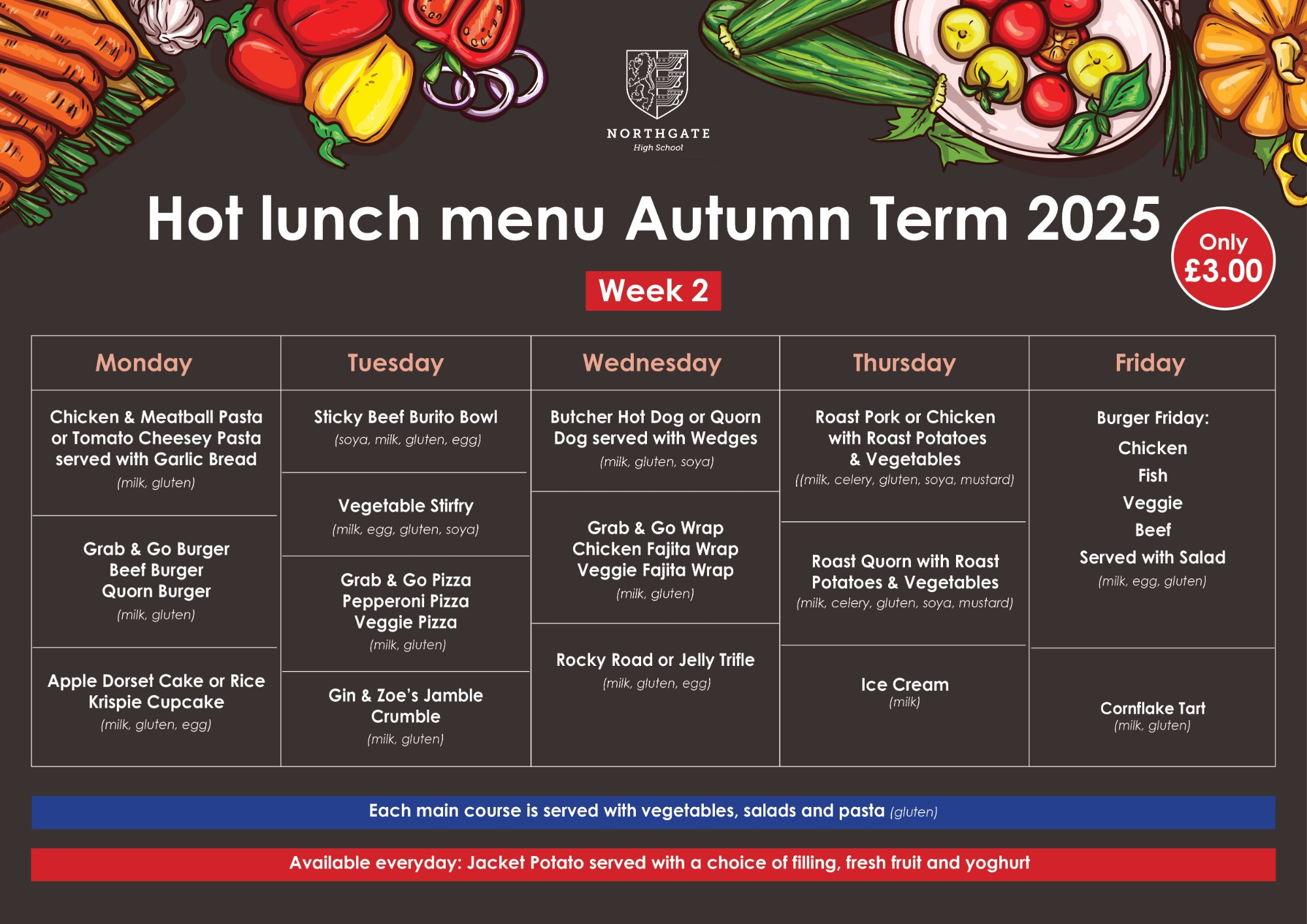 Week 2 Menu